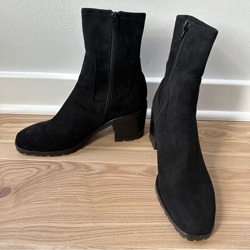 Silent D Deliva Boot Black Stretch Microsuede | Size: EU 39
